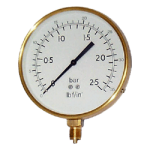 Model 10 - Pressure Gauge – Brass Pressure Gauges