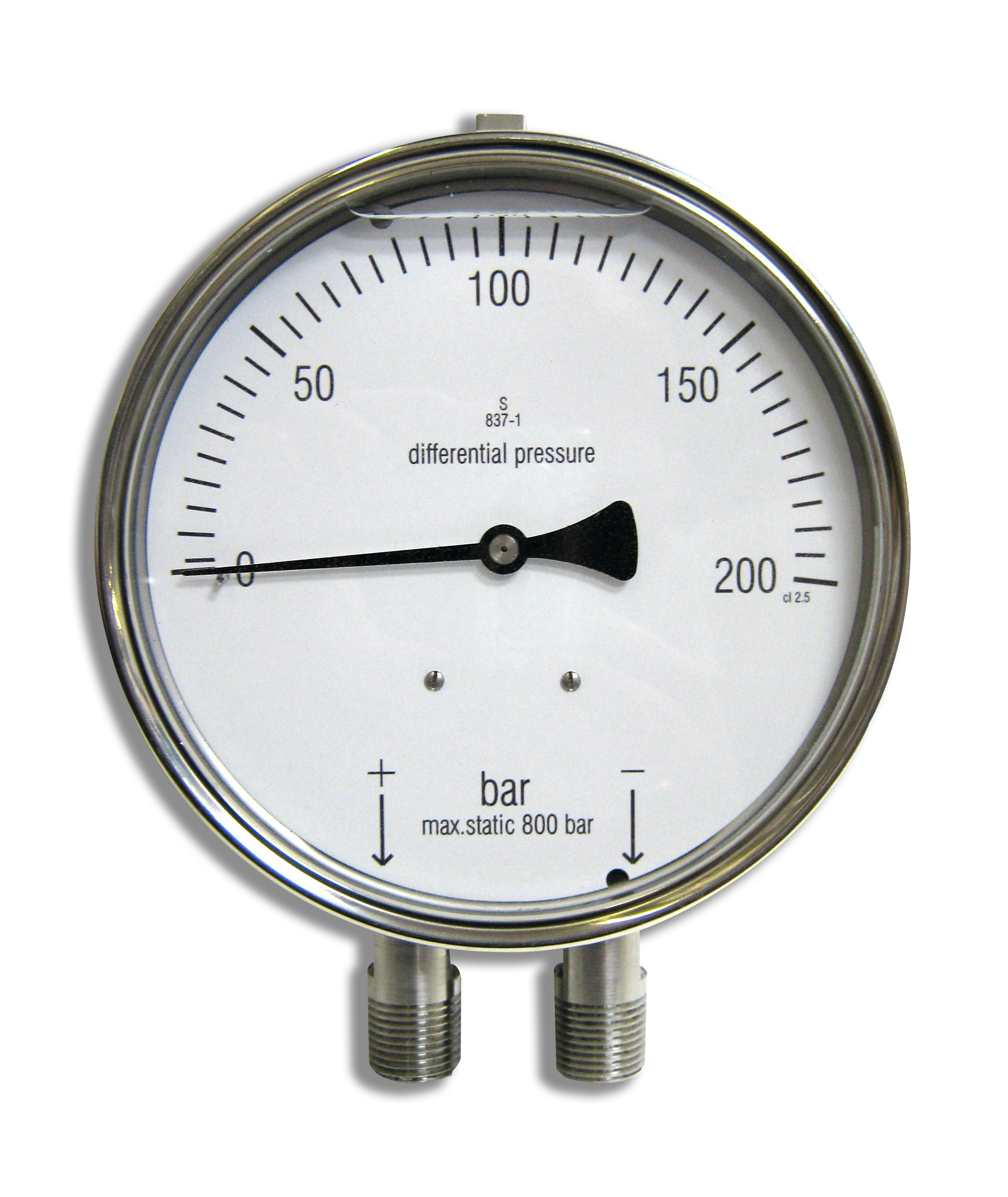 Bourbon Tube Type Differential Pressure Gauge