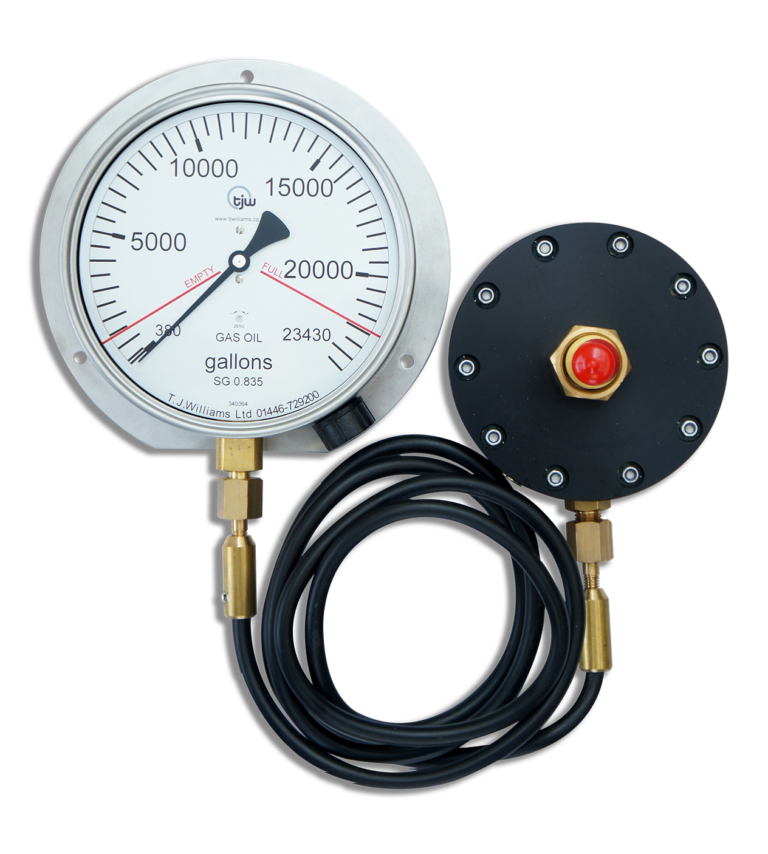 Remote Indicating Instruments Remote Indicating Tank Contents Gauge with External Transmitter | TJ ...