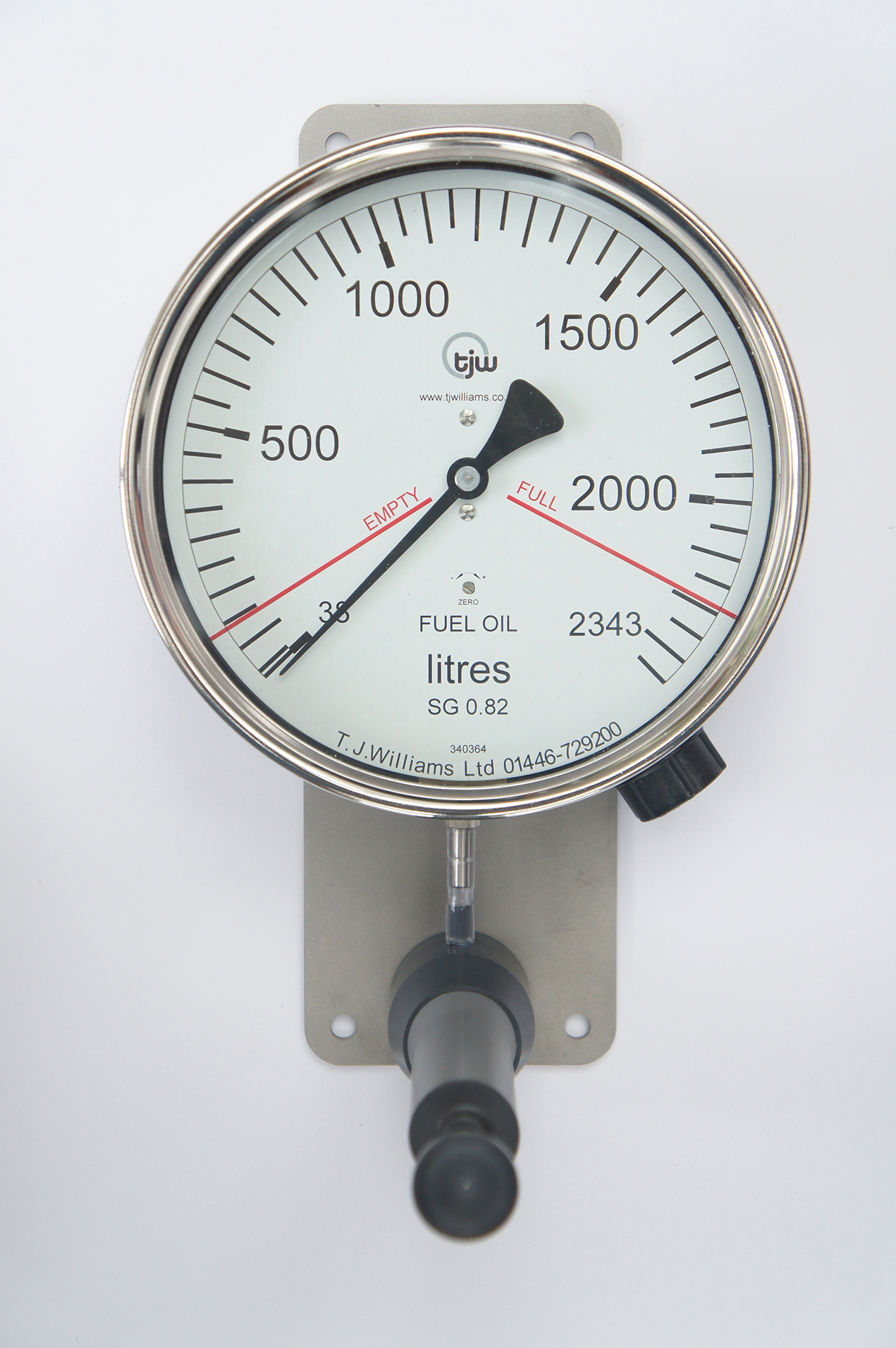 Hydrostatic Tank Contents Gauge Manually Operated System