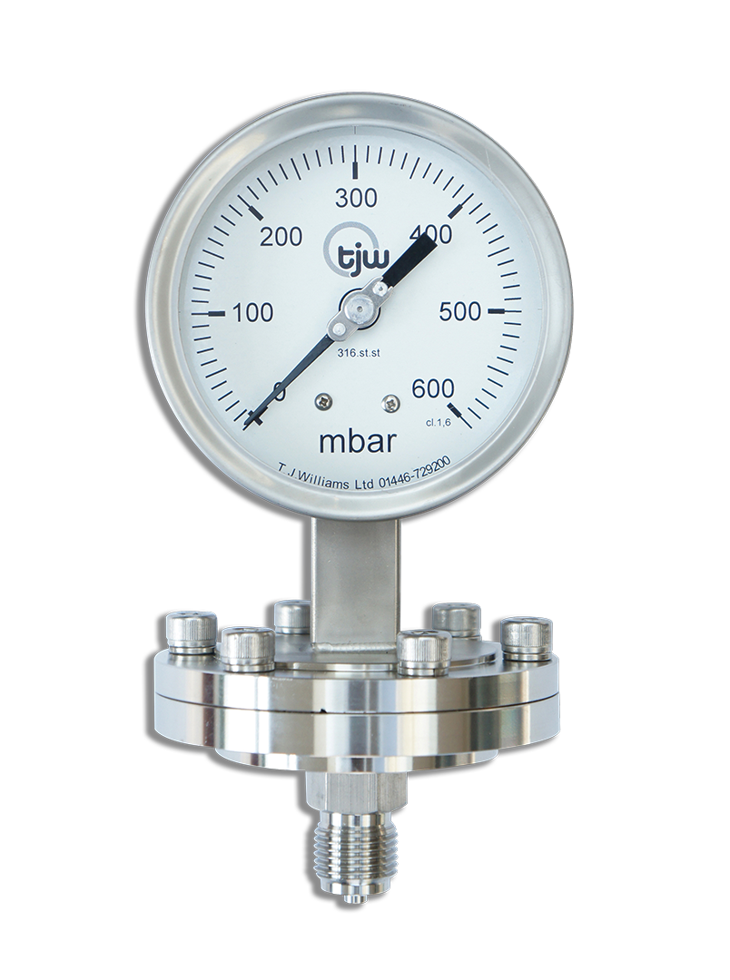 Diaphragm Gauge – All Stainless Steel