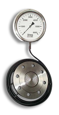 Tank Contents Gauge With Flush Diaphragm Transmitter